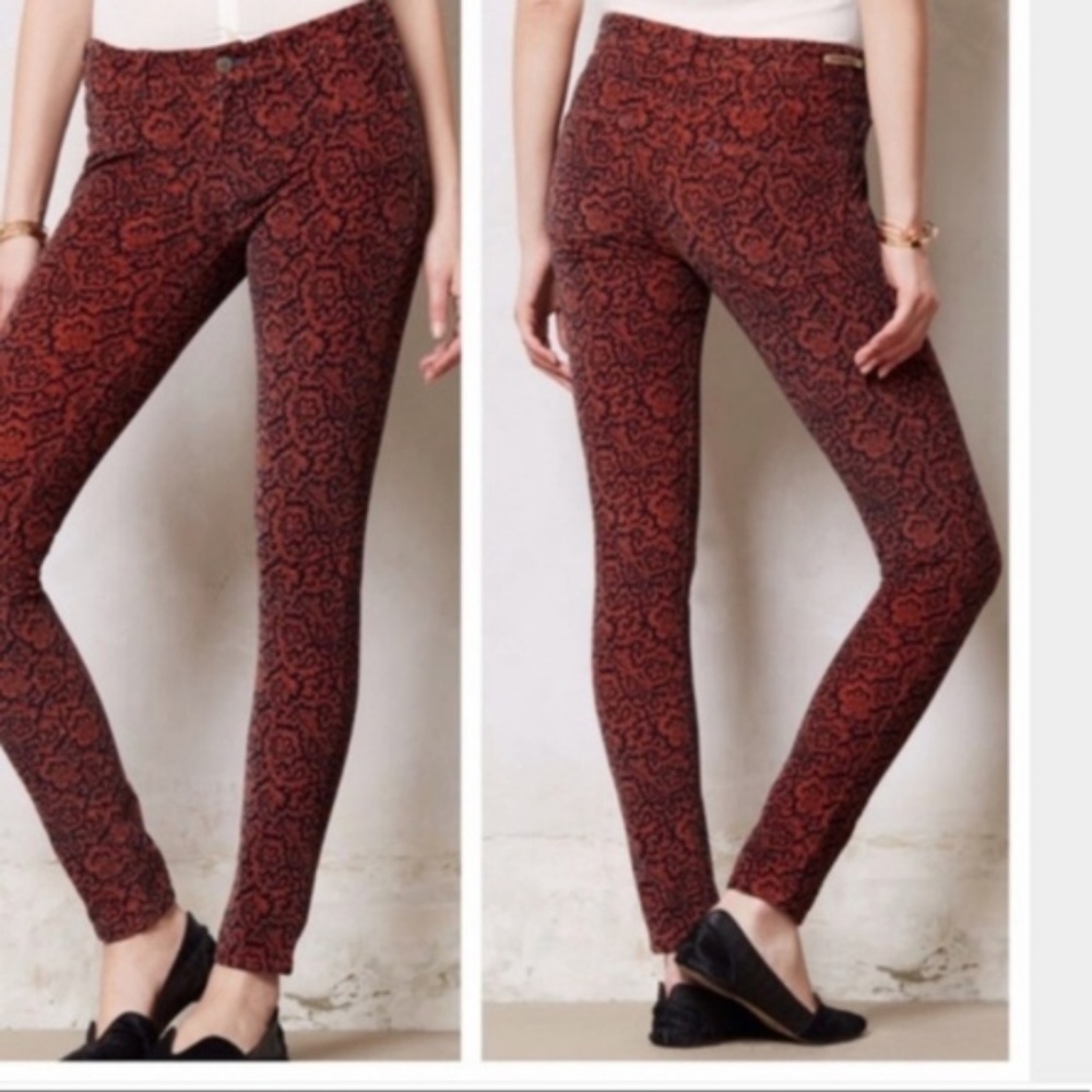 Anthro Pilcro & the Letterpress Paisley Pants 26